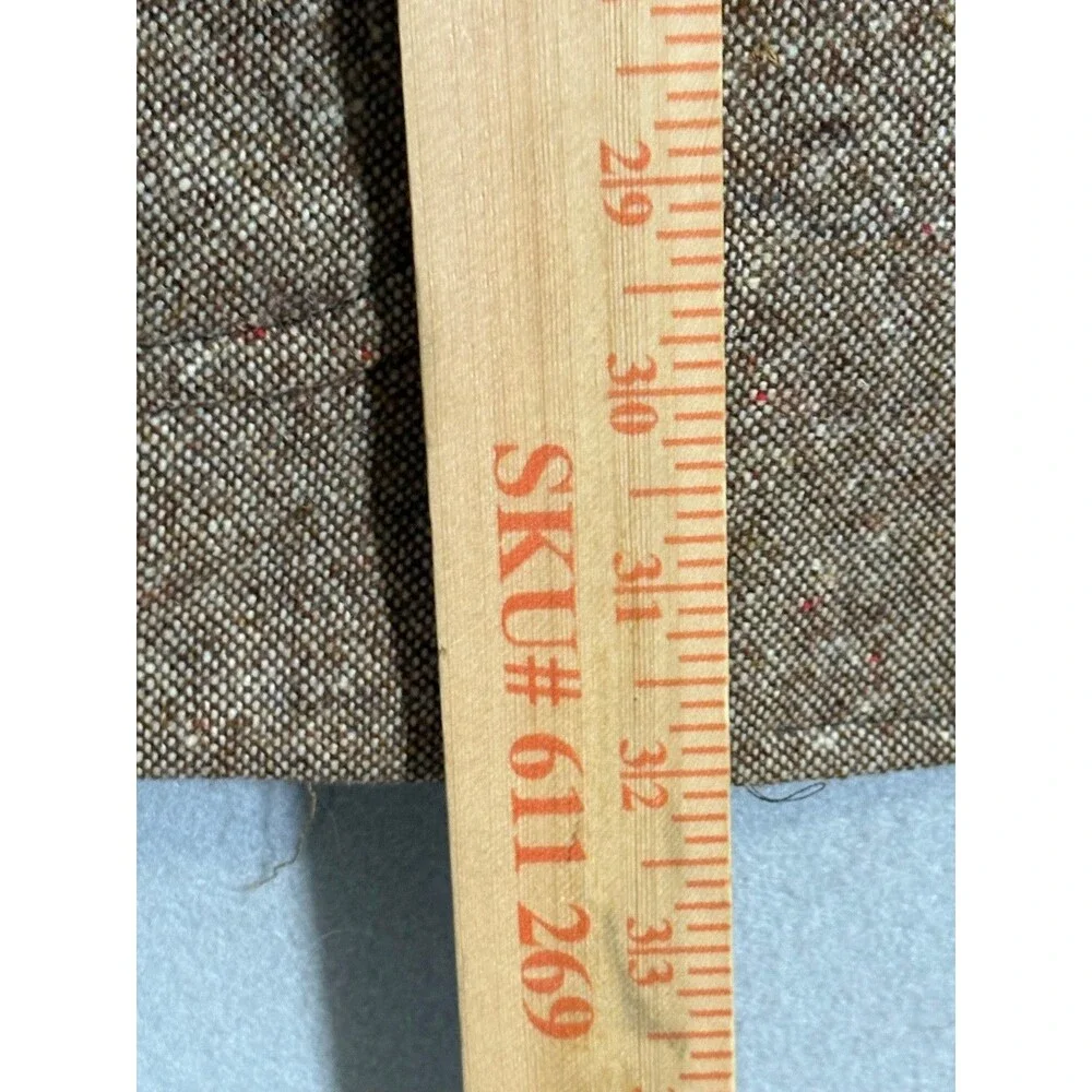 Vtg Andhurst Donegal Tweed Wool 3 Pc Suit Mens 42L Flare Leg Pants 37x33 - Picture 13 of 16